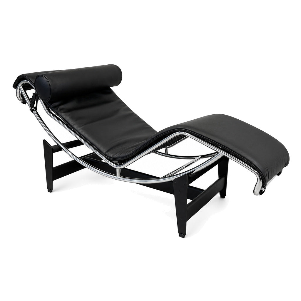Cassina LC4 Chaiselongue Liege Leder schwarz