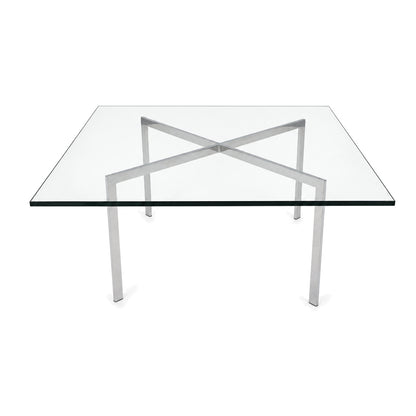 Knoll International Barcelona Couchtisch (neue Glasplatte) klein