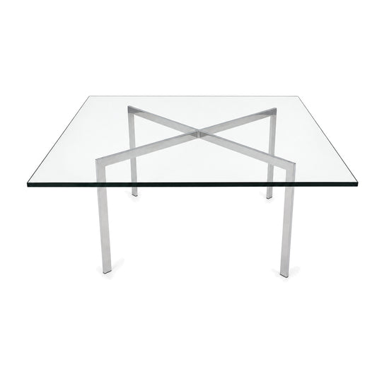 Knoll International Barcelona Couchtisch (neue Glasplatte) klein