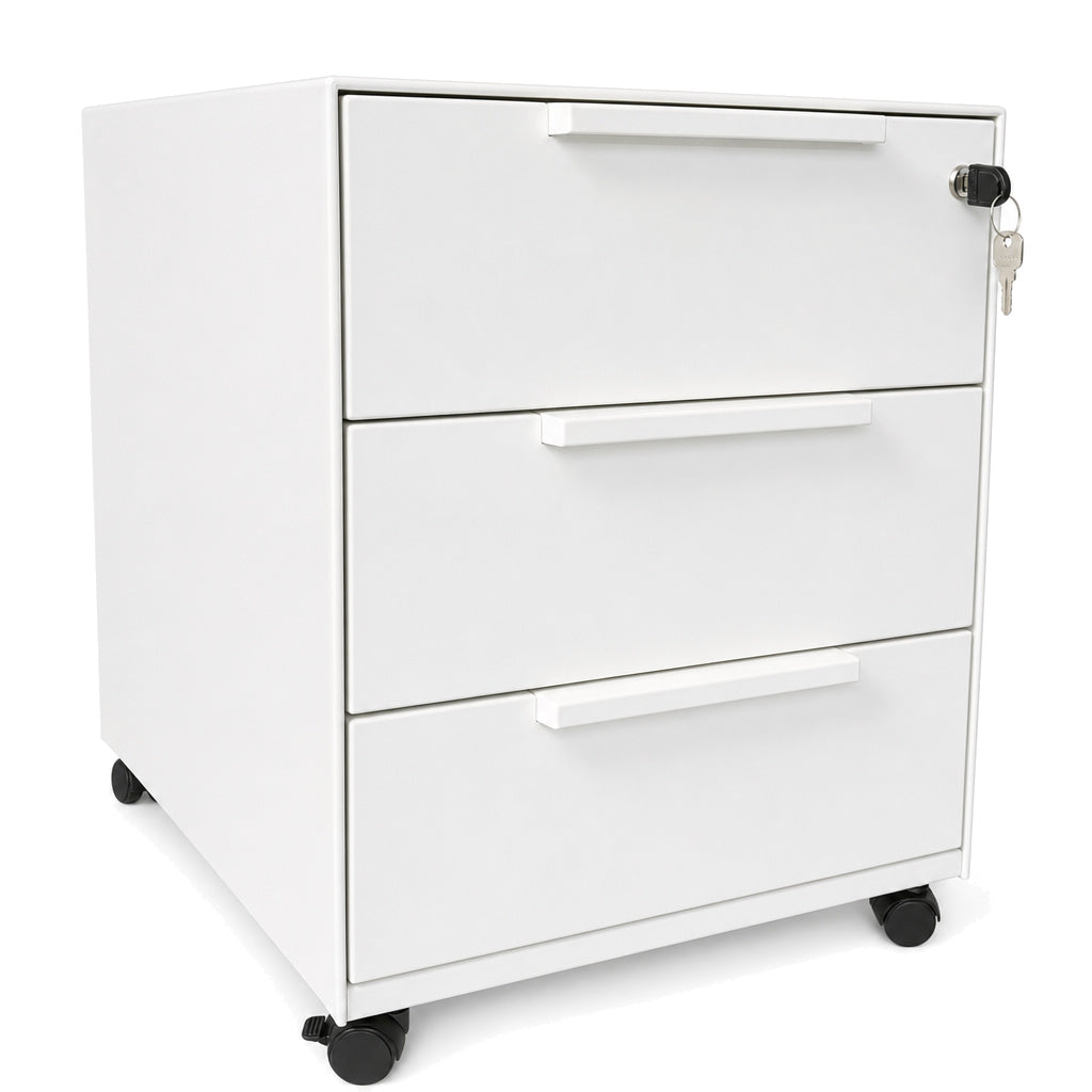 Vitra MBE Rollcontainer 3 Schubladen weiß