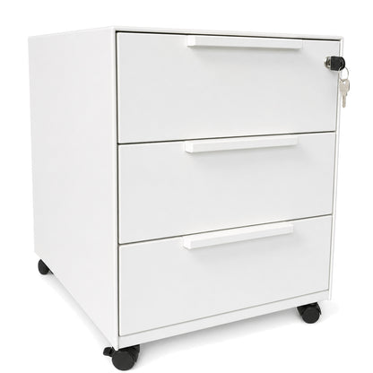 Vitra MBE Rollcontainer 3 Schubladen weiß