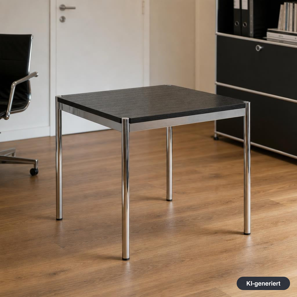 USM Haller Tisch Eiche schwarz 70x70cm