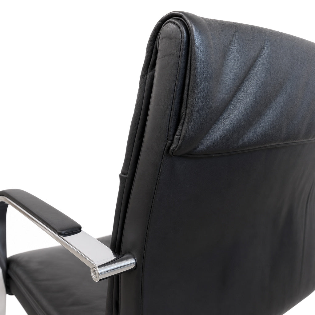 SITAG Freischwinger Leder schwarz
