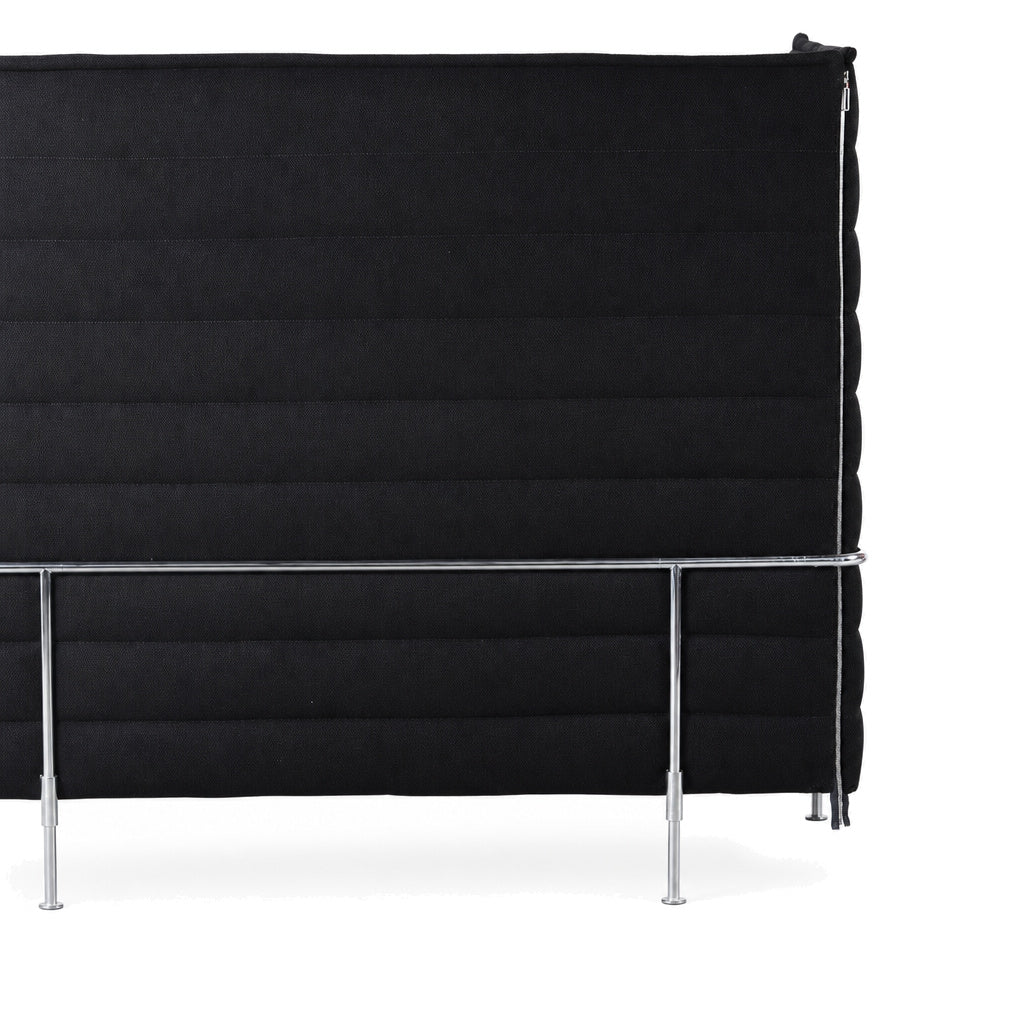 Vitra Alcove Highback 2-Sitzer Sofa schwarz