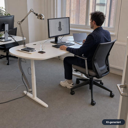 Vitra Tyde EHV Tisch weiß 180x90cm