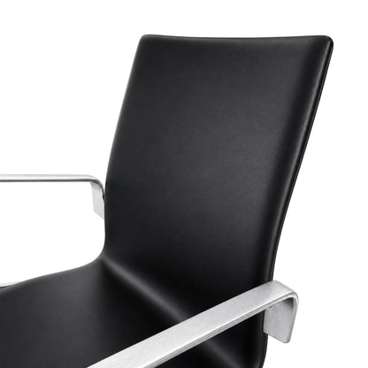 Fritz Hansen Oxford Leder schwarz
