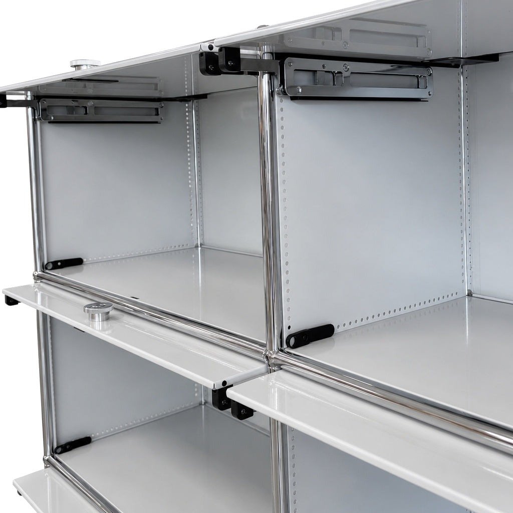 USM Haller Highboard 2x3 Lichtgrau
