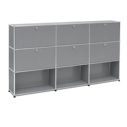 USM Haller 3x3 Mittelgrau