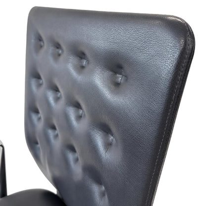 Vitra ID Trim Leder dunkelgrau