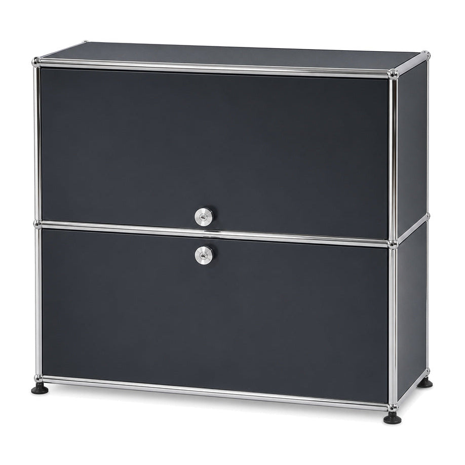 USM Haller Sideboard 1x2 anthrazit