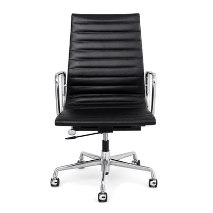 Vitra EA 119 Leder dunkelbraun