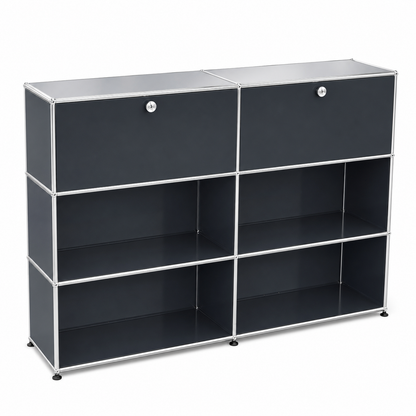 Artikelanlage 2x3 Highboard grau 2 Fronten oben_[kein Wert]