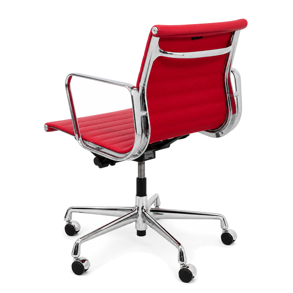 Vitra EA 117 Leder rot Chrom