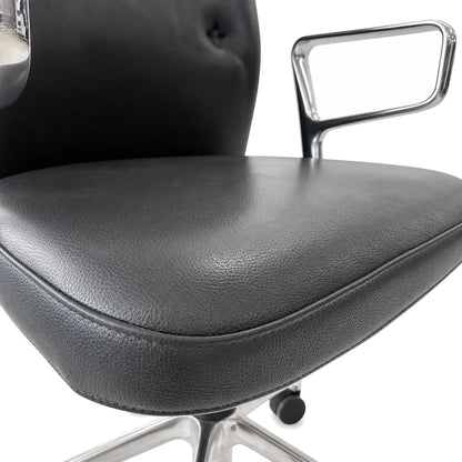 Vitra ID Trim Leder dunkelgrau