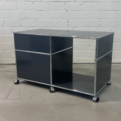 Technikmöbel anthrazit 1 Klappe seitlich 100x500x550+80mm