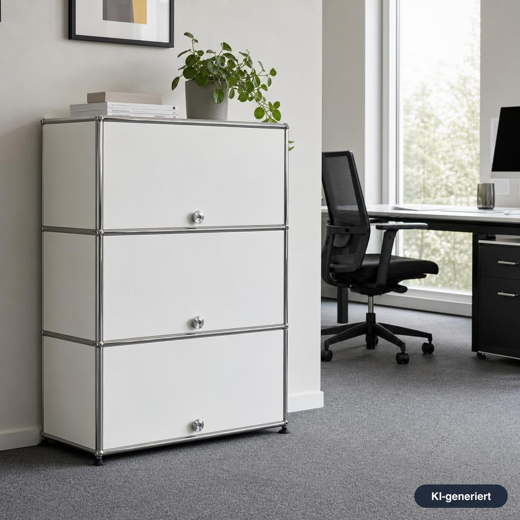 USM Haller Highboard 1x3 Weiß