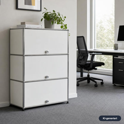 USM Haller Highboard 1x3 Weiß