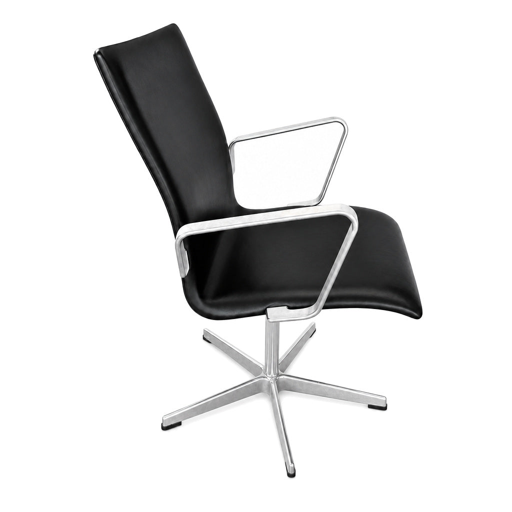 Fritz Hansen Oxford Leder schwarz
