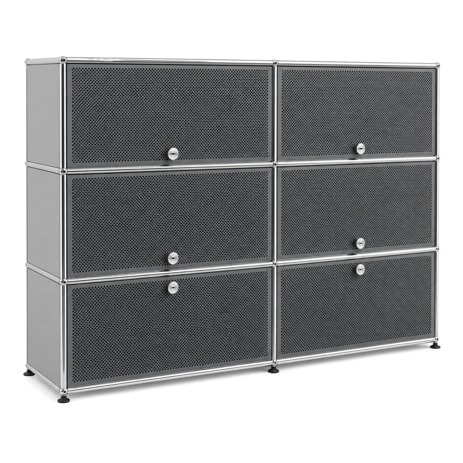 USM Haller Highboard 2x3 anthrazit