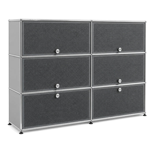 USM Haller Highboard 2x3 anthrazit