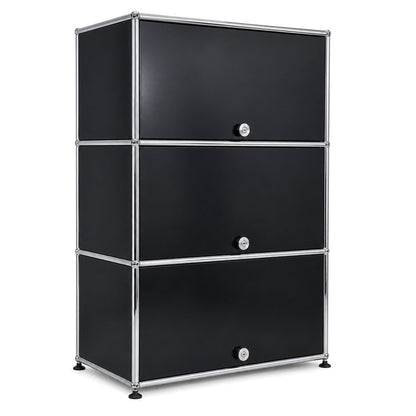 USM Haller Highboard 1x3 Schwarz