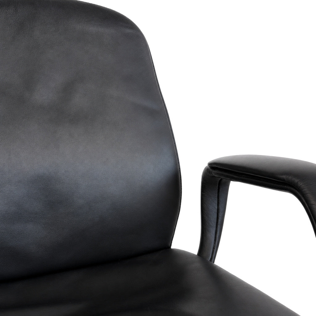 SITAG Freischwinger Leder schwarz