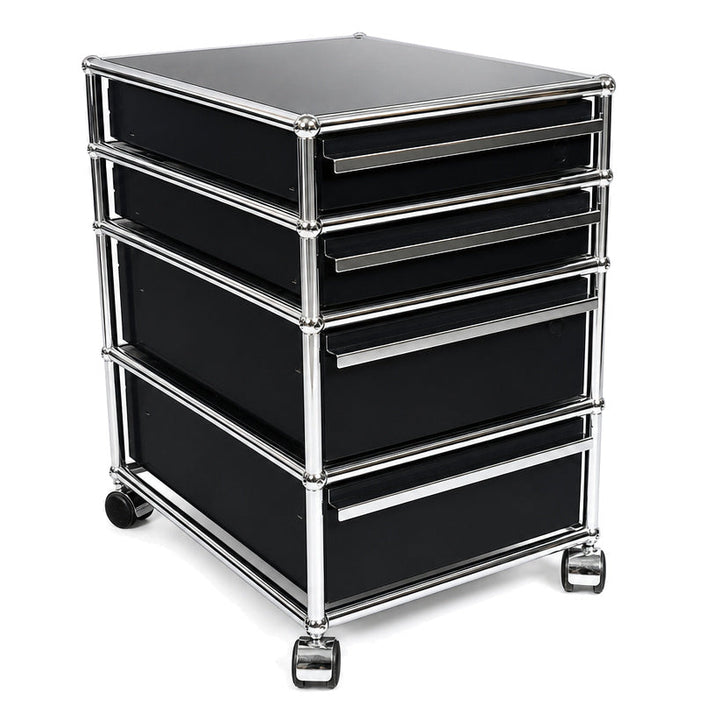 USM Haller Rollcontainer Graphitschwarz