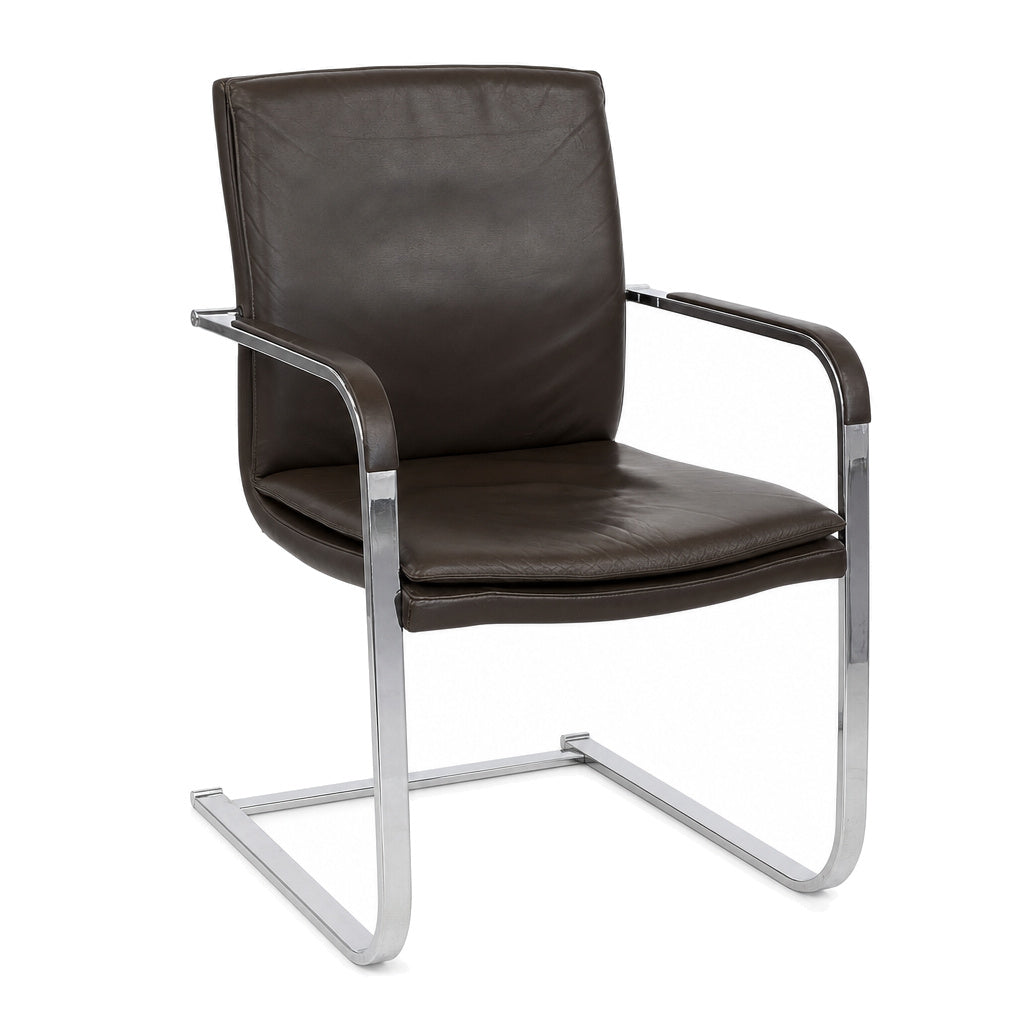 SITAG Freischwinger Leder braun