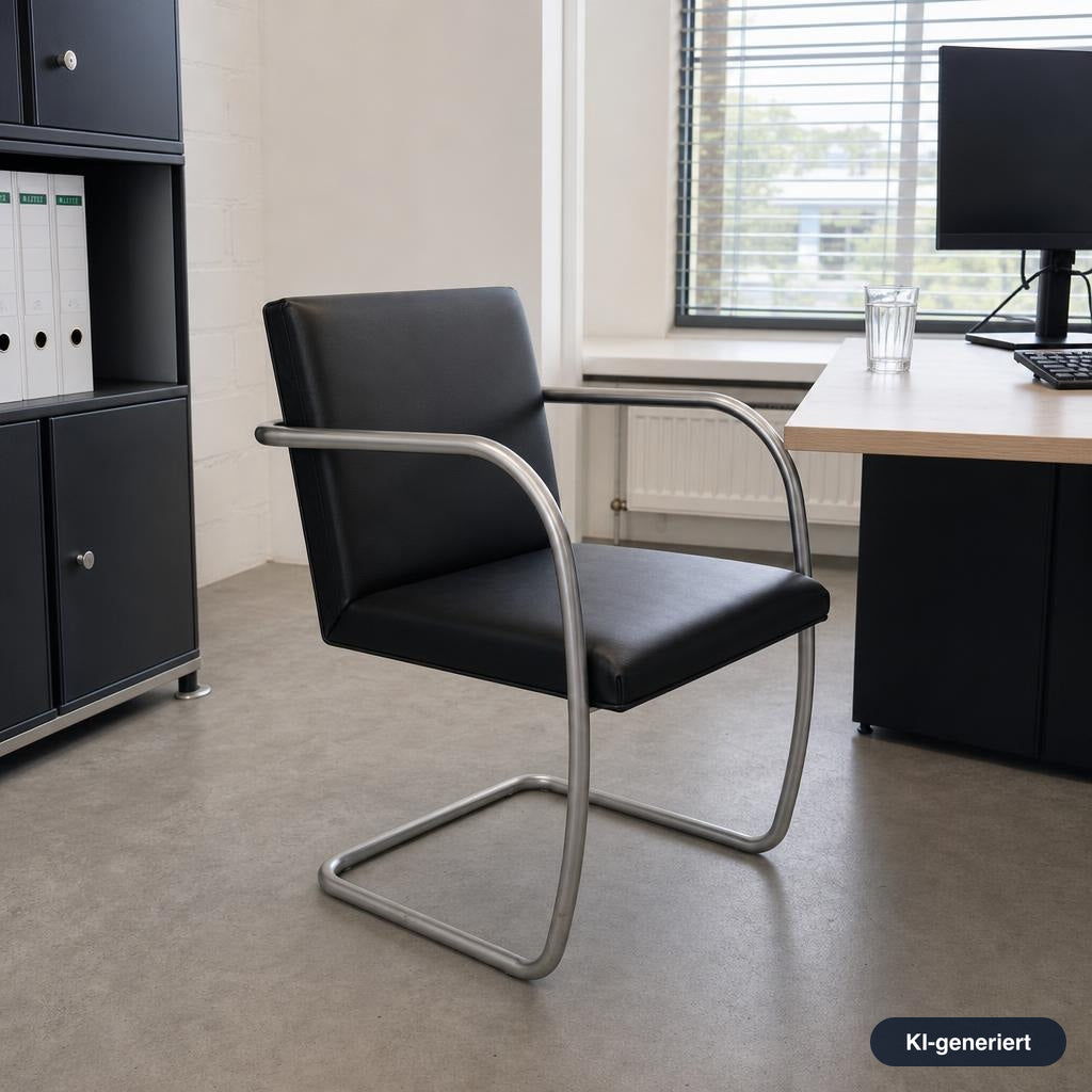 Walter Knoll Brno Armlehnstuhl Rundrohr