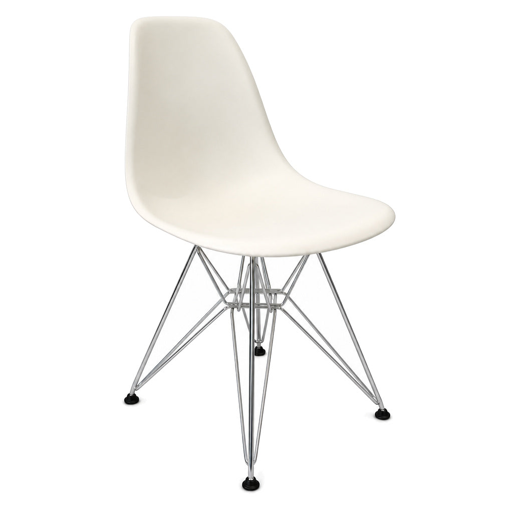 Vitra Eames Plastic Side Chair DSR weiß