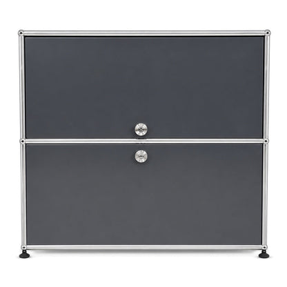 USM Haller Sideboard 1x2 anthrazit