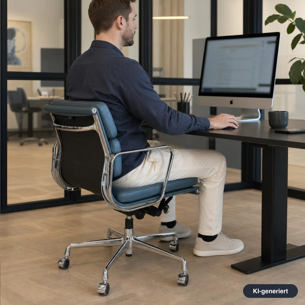 Vitra EA 217 rauchblau