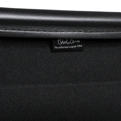 Vitra EA 119 Leder schwarz Alu