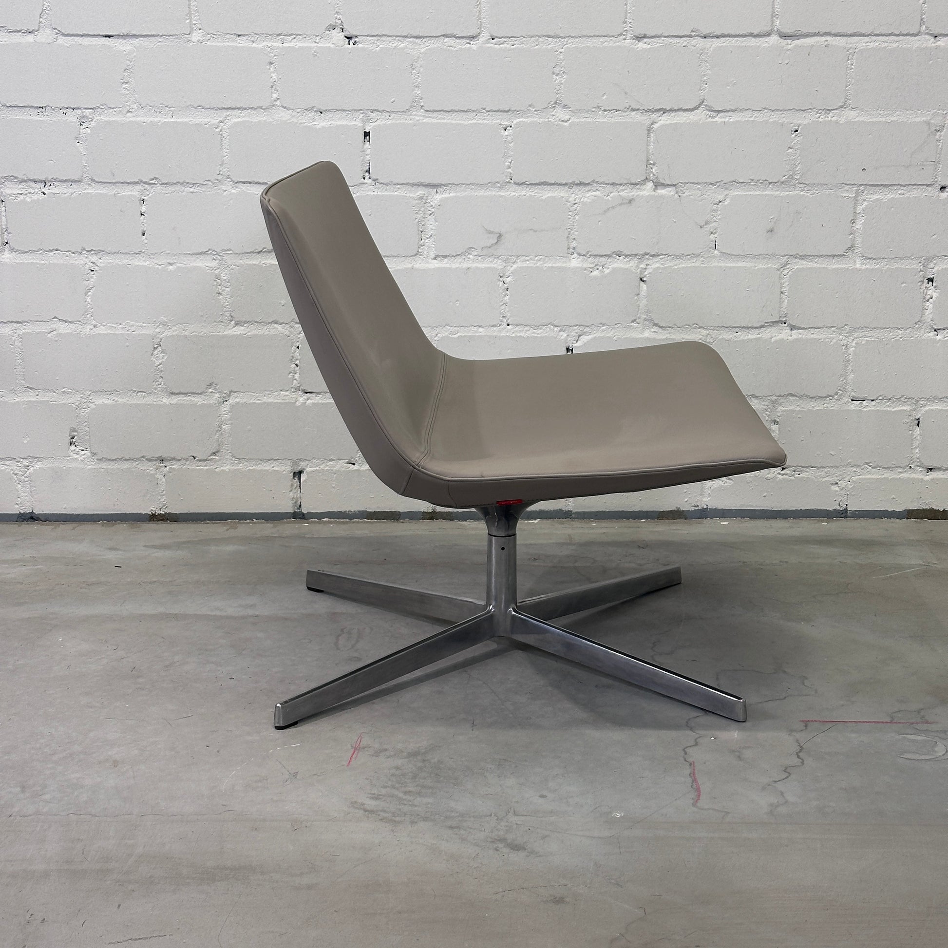 Artikelanlage Catifa 80 Lounge Leder Farbe greige , Allianz München ([kein Wert])