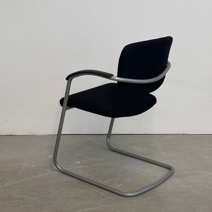 Viasit Freischwinger Stoff schwarz