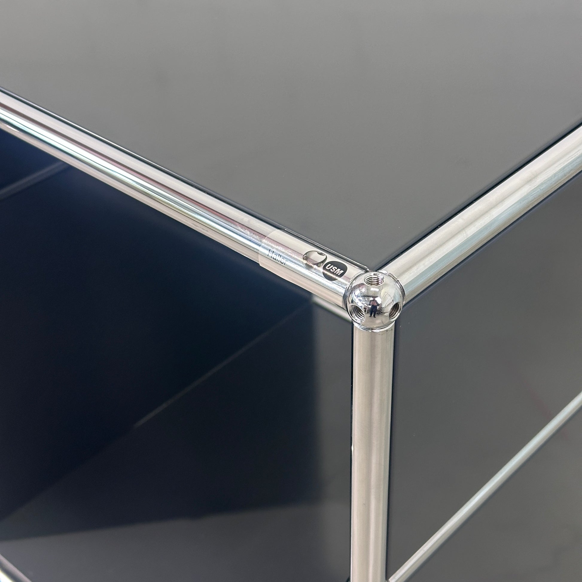 Technikmöbel anthrazit 1 Klappe seitlich 100x500x550+80mm