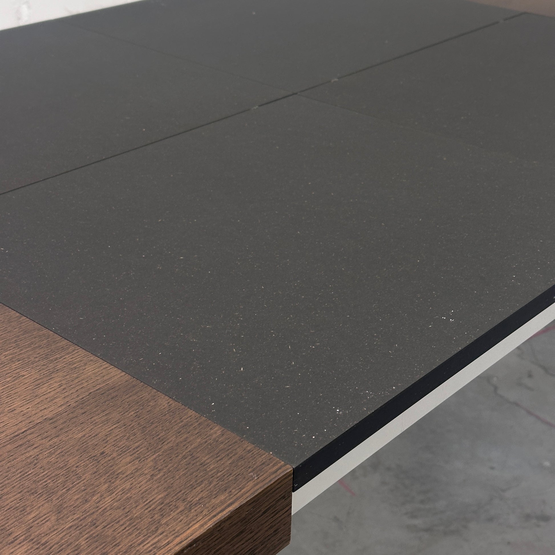 Arco Holztisch Mooreiche 210x90cm ausziehbar