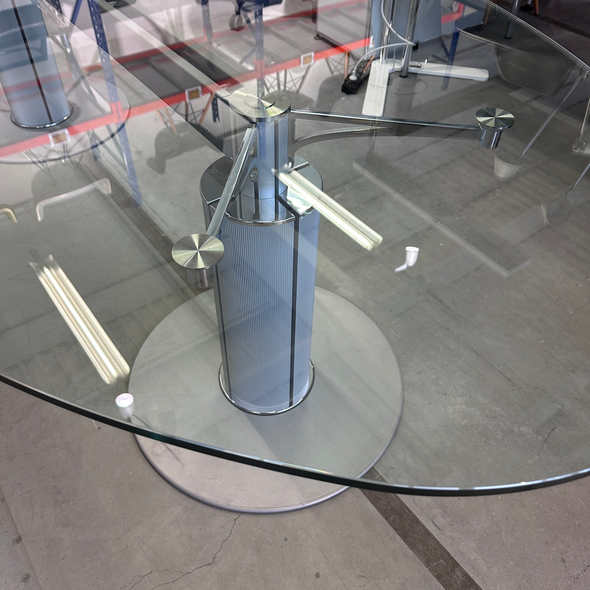 Konferenztisch Glas 320x135