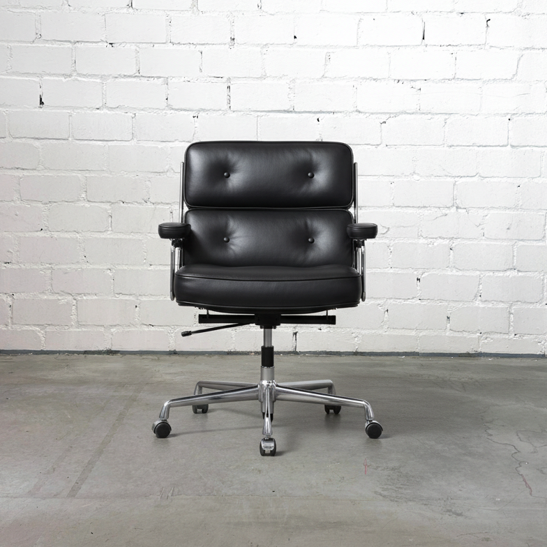 Vitra Lobby Chair ES 104 Leder schwarz