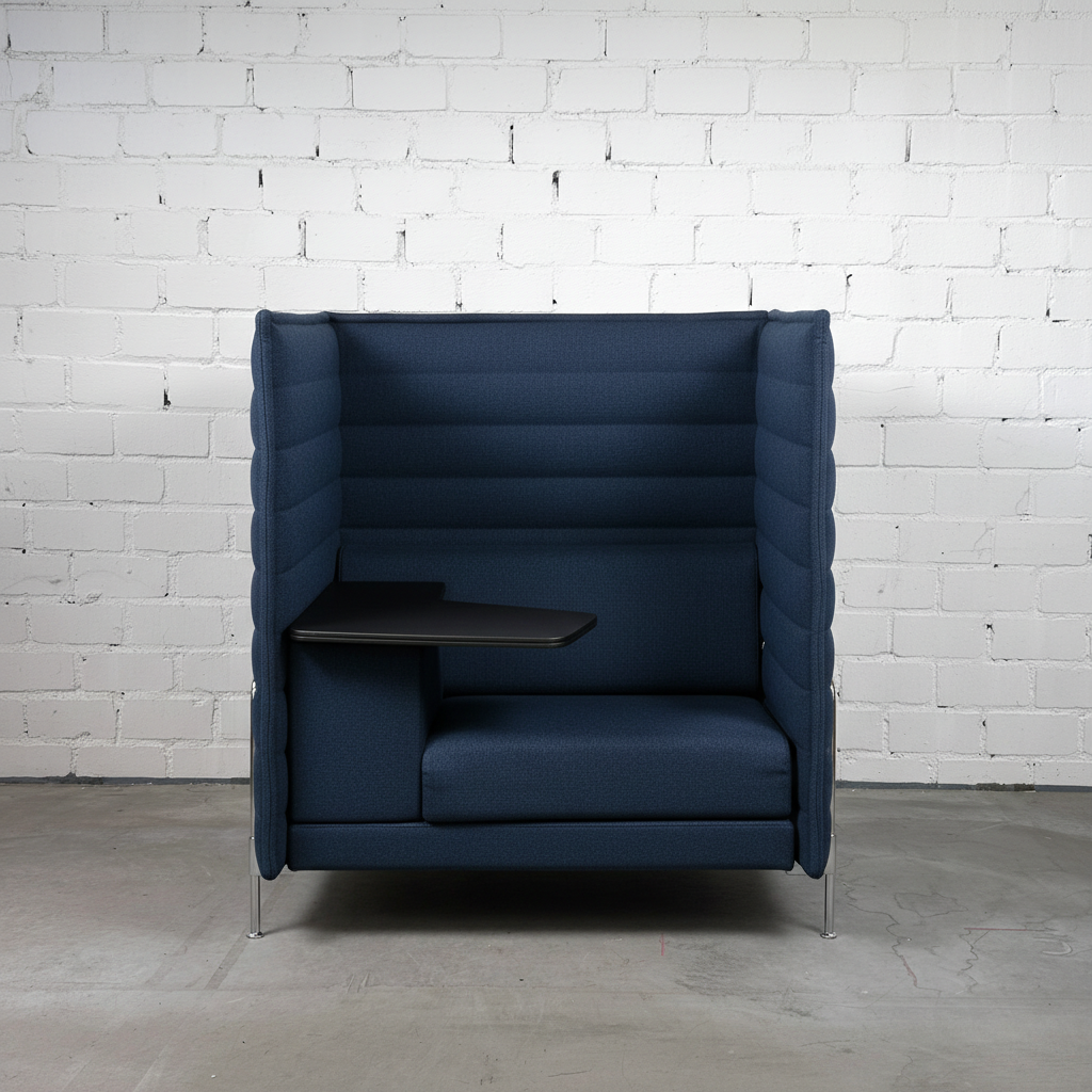 Vitra Alcove Highback Work dunkelblau