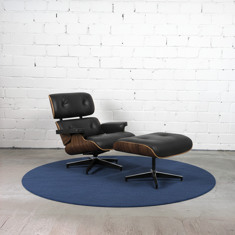 Teppich Object Carpet RugX capri-blau rund