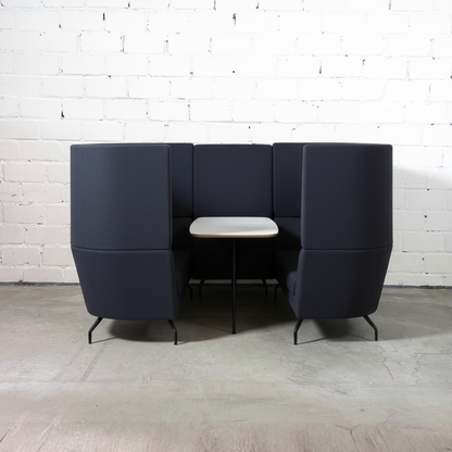 Orangebox Cwtch 2-Sitzer Highback Cabin dunkelblau