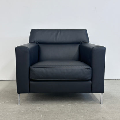 Moroso Sessel Steel Leder schwarz