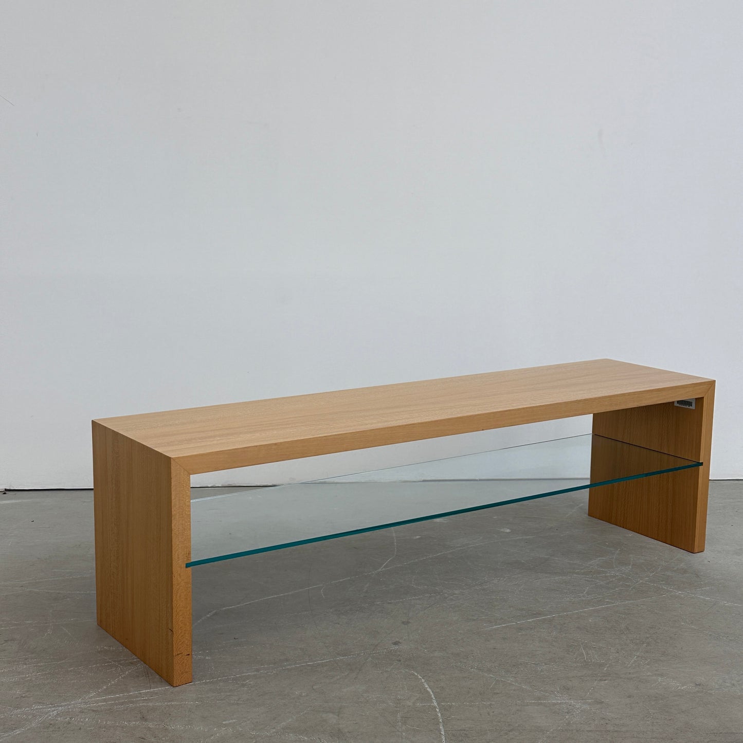 Lowboard Holz / Glas 160cm