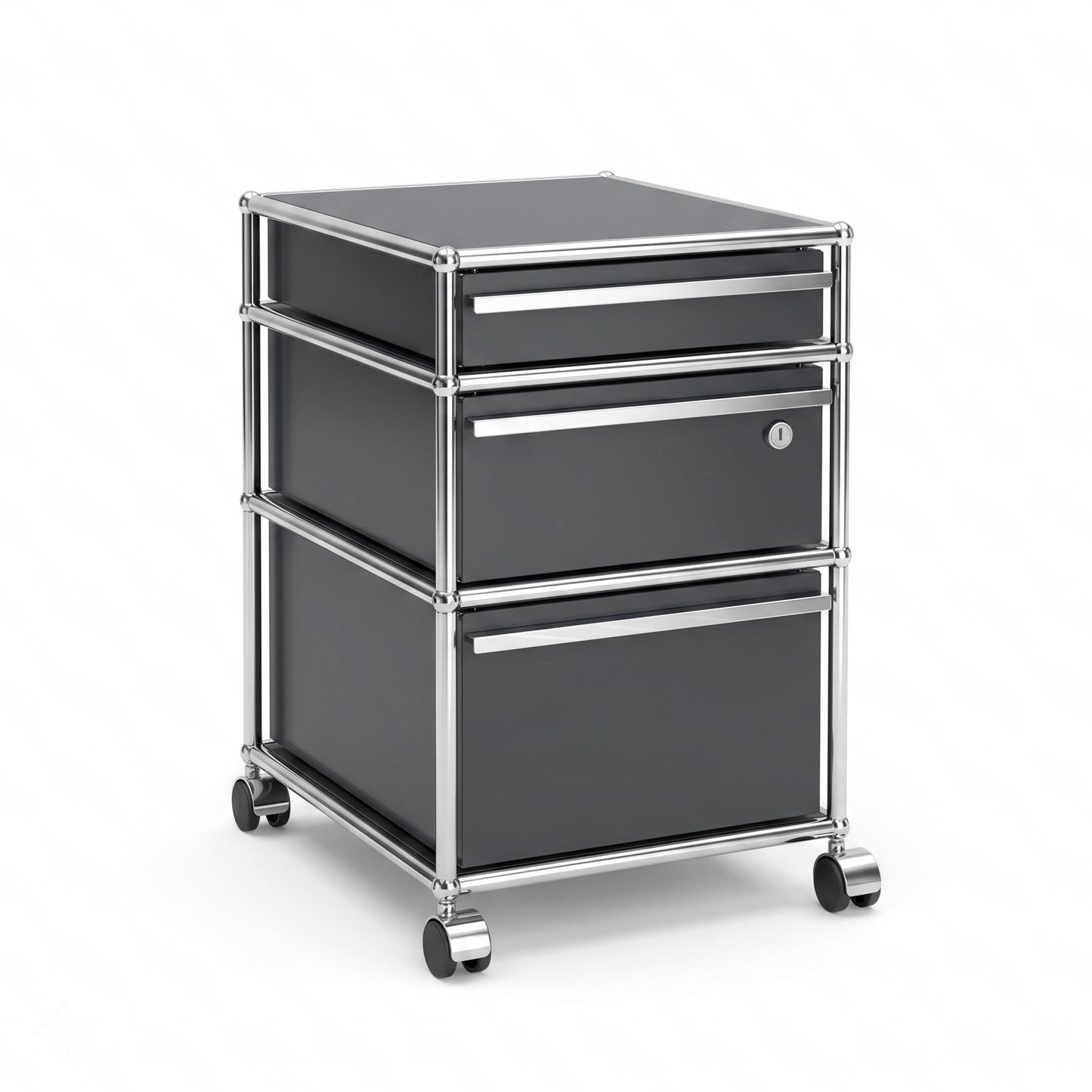 Artikelanlage Rollcontainer grau 3 Schubladen ( oben schmale Schublade )_[kein Wert]