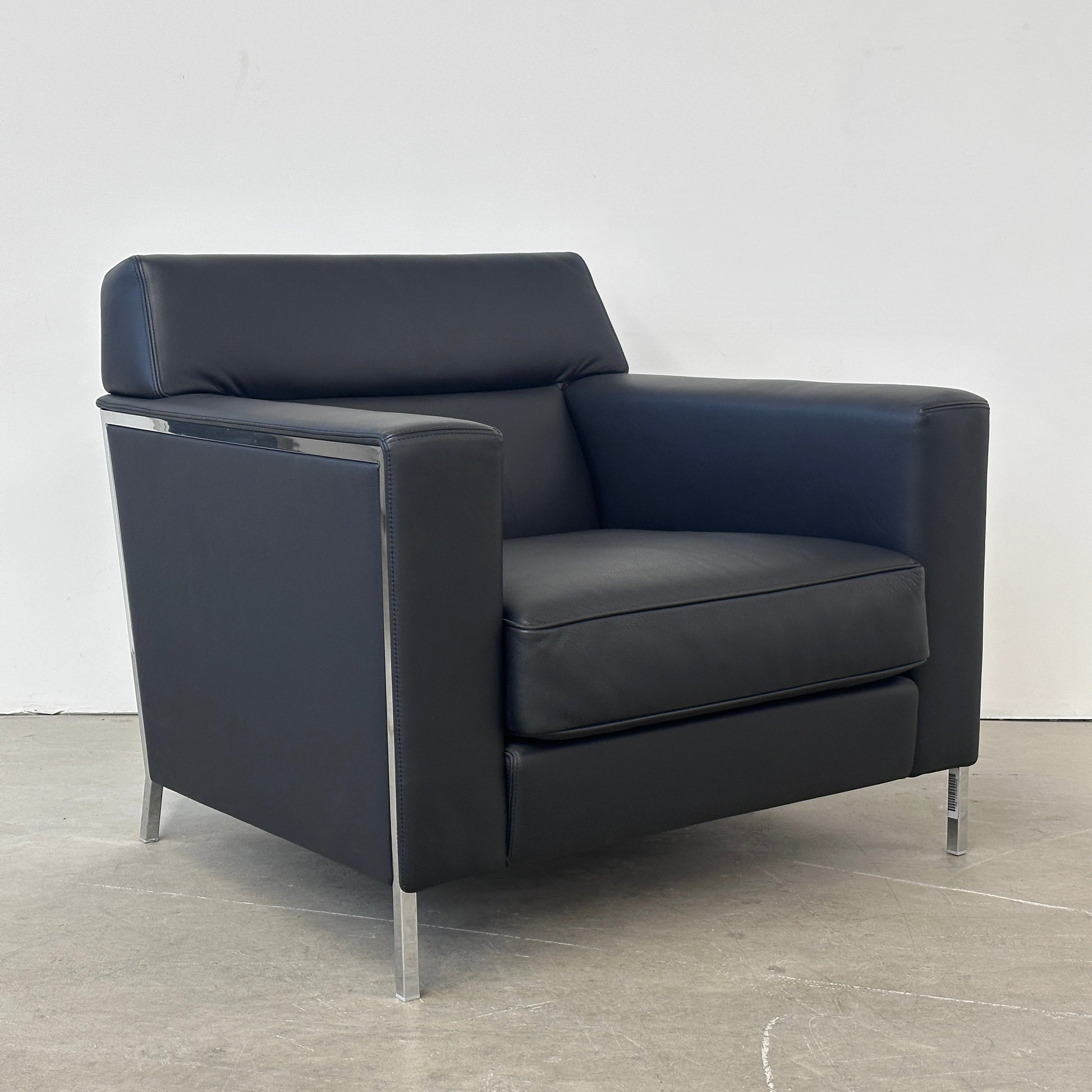 Moroso Sessel Steel Leder schwarz