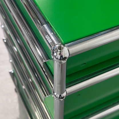 USM Haller Standcontainer Grün 4 Auszüge