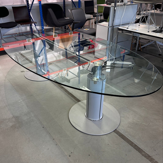 Konferenztisch Glas 320x135